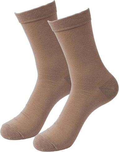 Mens Dress Socks Combed Cotton Dress Crew Sock for Men-2 Pack Casual Breathable Men Socks in Kuwait