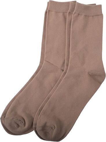 Mens Dress Socks Combed Cotton Dress Crew Sock for Men-2 Pack Casual Breathable Men Socks in Kuwait