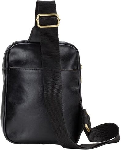 Patricia Nash Andros Leather Sling Bag, 8.6 inch Height, Multiple Colors, Goldtone Hardware in Saudi Arabia