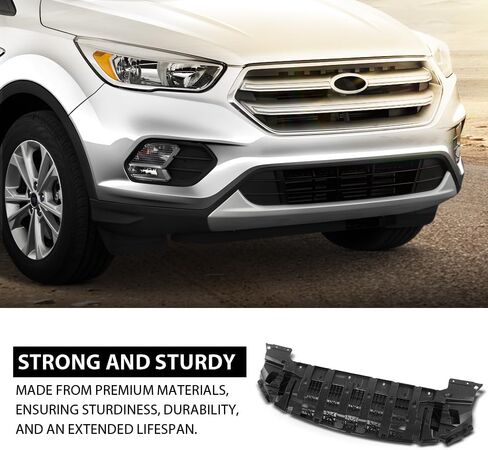 درع هواء ممتص للصدمات للمحرك السفلي الأمامي G-PLUS، متوافق مع Ford Escape 2017-2019، درع سبلاش المحرك، FO1228143، GJ5Z8310AA in Saudi Arabia