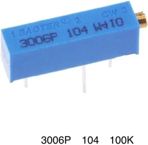500 قطعة/الوحدة 3006P 13 القيم 100R إلى 1M أوم Trimpot الانتهازي الجهد 10% المقاومة التسامح (202 2K) in Saudi Arabia