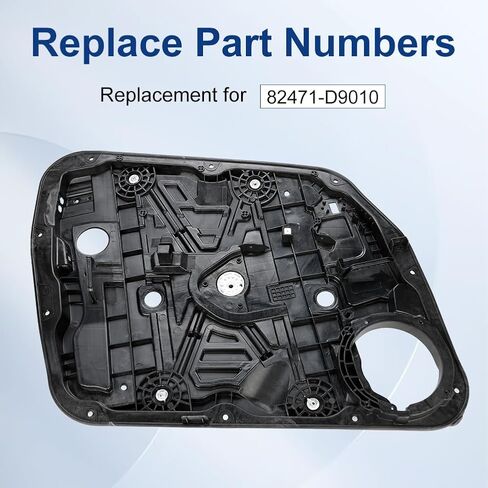 Front Left Driver Side Power Window Regulator with Panel Without Motor Compatible with Kia Sportage 2017 2018 2019 2020 2021 Replacement for 82471-D9010 in Saudi Arabia