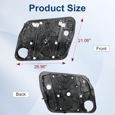 Front Left Driver Side Power Window Regulator with Panel Without Motor Compatible with Kia Sportage 2017 2018 2019 2020 2021 Replacement for 82471-D9010 in Saudi Arabia