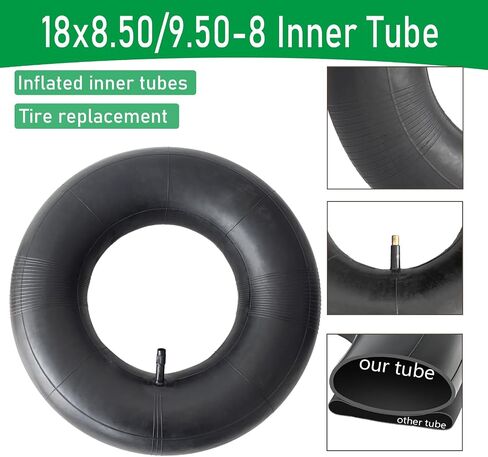 أنبوب داخلي بديل 18x9.50-8 أنبوب داخلي 18x8.50/9.50-8 لعربة الجولف، وجزازة العشب، والشاحنات اليدوية، وعربات اليد، والمزيد in Saudi Arabia