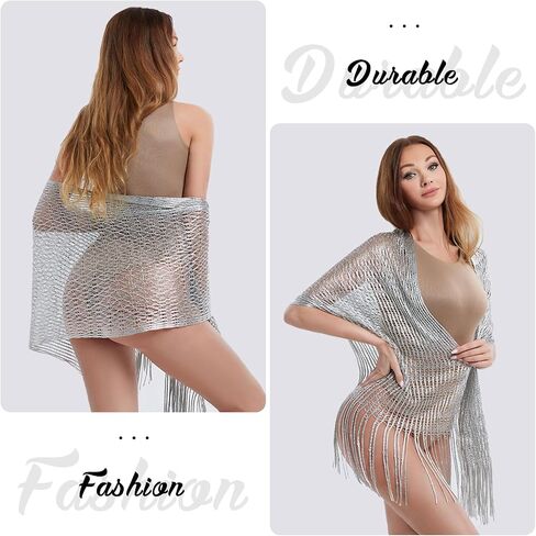 Women Swimsuit Crochet Swim Cover Up 2025 Summer Bathing Suit Swimwear Mesh Knit Beach Short Skirt Scarf, Shawl & Head Wrap in Saudi Arabia