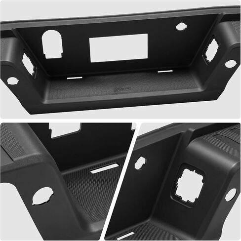 DNA MOTORING Rear Bumper Compatible with Ford F150 2021-2023, w/Sensor Holes; w/Tow Package, Black, RBUM-F15021-TP-04 in Saudi Arabia