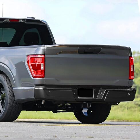 DNA MOTORING Rear Bumper Compatible with Ford F150 2021-2023, w/Sensor Holes; w/Tow Package, Black, RBUM-F15021-TP-04 in Saudi Arabia