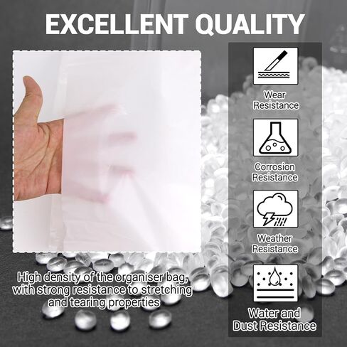 أغطية إطارات Wuyaoyao 4 قطع، غطاء إطارات احتياطية كبيرة مقاس 91.44 سم × 119.38 سم، أكياس إطارات بلاستيكية HDPE للتخزين والنقل، غطاء عجلة مقاوم للماء والغبار، حقيبة تخزين الإطارات العالمية لمعظم المركبات (8 قطع) in Saudi Arabia