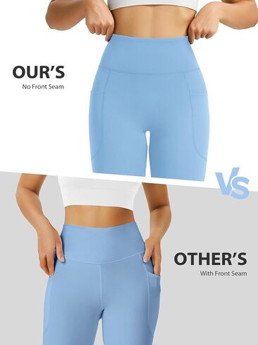Womens Flared Yoga Pants with Pockets, High Waisted Flare Leggings Bell Bottom Bootcut Yoga Dress Pants in Saudi Arabia