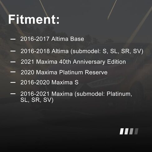 درع رذاذ المحرك الأمامي من BLACKHORSE-RACING تحت الغطاء متوافق مع 2016-2018 Nissan Altima، 2016-2021 Maxima #758909HS0A in Saudi Arabia