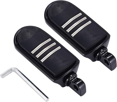 Motorcycle Highway Pegs Passenger Footpegs Male Mount Foot Rest Pedal Fit Harley Touring Street Glide Road King Road Electra Glide Sportster Dyna Softail in Saudi Arabia