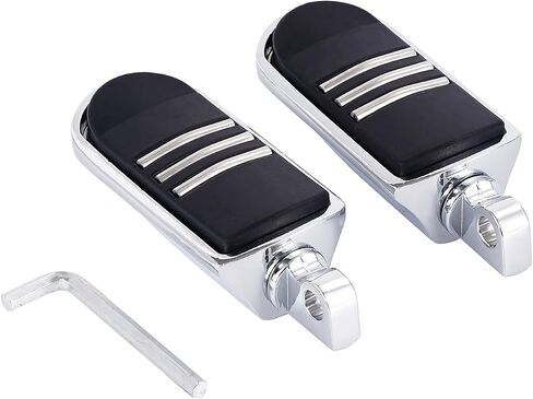 Motorcycle Highway Pegs Passenger Footpegs Male Mount Foot Rest Pedal Fit Harley Touring Street Glide Road King Road Electra Glide Sportster Dyna Softail in Saudi Arabia