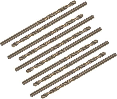 uxcell 10pcs 3.9mm Drilling Dia High-Speed Steel Cobalt Metric Spiral Twist Drill Bit in Saudi Arabia