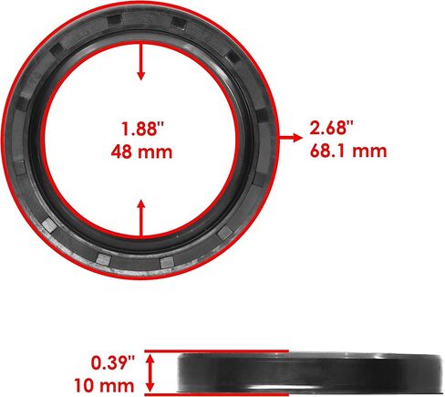 Caltric Bearing Carrier Bearing with Seal Compatible with Can-Am Bombardier DS650 DS650X Racer Baja 2000-2007 293350043 293350025 293250222 293250115 in Saudi Arabia
