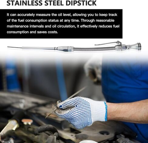 مقياس الزيت المقاوم للصدأ جانب الركاب لـ SBC Chevy 305 350 400 5.7 بواسطة YTXXDEUS in Saudi Arabia