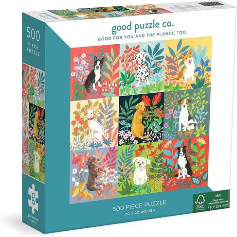 Good Puzzle Co Bookshop Cats – 500 Piece Jigsaw Puzzle Featuring Beautiful Artwork of A Cozy Bookshop Storefront with Cats in Saudi Arabia