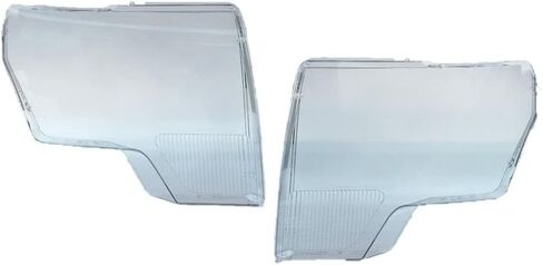 غطاء عدسات المصباح الأمامي G-PLUS متوافق مع Ford F150 2009 2010 2011 2012 2013 2014، الجانب الأيسر والأيمن زوج واحد (عدسة شفافة) in Kuwait