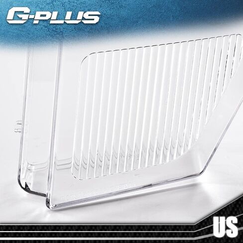 غطاء عدسات المصباح الأمامي G-PLUS متوافق مع Ford F150 2009 2010 2011 2012 2013 2014، الجانب الأيسر والأيمن زوج واحد (عدسة شفافة) in Kuwait