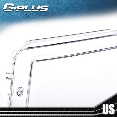 غطاء عدسات المصباح الأمامي G-PLUS متوافق مع Ford F150 2009 2010 2011 2012 2013 2014، الجانب الأيسر والأيمن زوج واحد (عدسة شفافة) in Kuwait