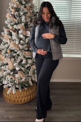 PinkBlush Foldover Maternity Lounge Pants in Saudi Arabia
