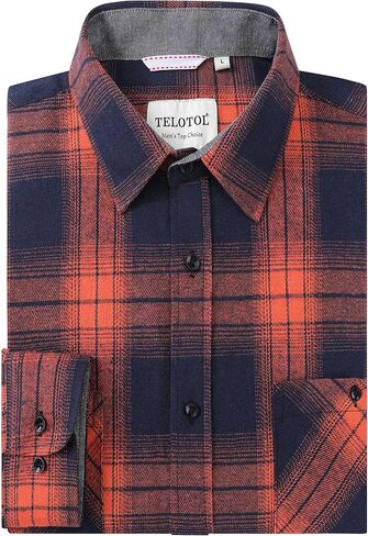 قمصان منقوشة من الفلانيل للجنسين، قميص كاجوال بأكمام طويلة وأزرار سفلية، مقاس مريح، مريح ودافئ للنساء والرجال in Kuwait