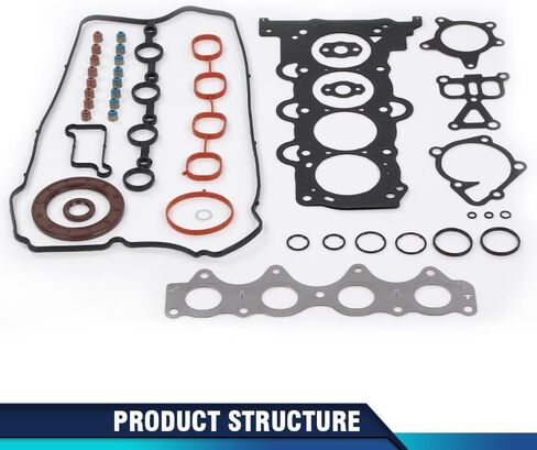 مجموعة حشية رأس المحرك الأمامي PIT66 متوافقة مع Hyundai، Kia/Accent، Veloster، Rio، Soul 2012-2016 1.6L L4 DOHC 12v مستنشق بشكل طبيعي in Saudi Arabia