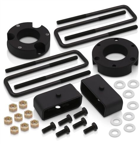 AJP Distributors 3" Front 2" Rear Suspension Leveling Lift Kit Spacers Black Compatible/Replacement For Toyota Tacoma 1995 1996 1997 1998 1999 2000 2001 2002 2003 2004 95 96 97 98 99 00 01 02 03 04 in Saudi Arabia