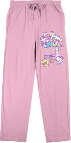 Hello Kitty & Friends Sanrio Snack Time Women's Pink Sleep Pajama Pants in Saudi Arabia