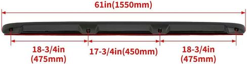 Tailgate Spoiler Cap Molding Top Protector Fit for Silverado Sierra 99-07 in Saudi Arabia