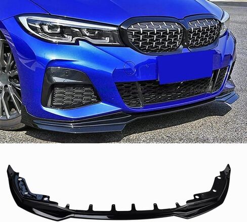 Glossy Black 4PS Front Lip Compatible with 2014-2020 BMW F80 M3/F82 M4 MP Style Front Bumper Lower Lip Splitter Spoiler in Saudi Arabia