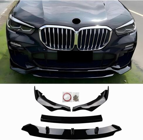 Glossy Black 4PS Front Lip Compatible with 2014-2020 BMW F80 M3/F82 M4 MP Style Front Bumper Lower Lip Splitter Spoiler in Saudi Arabia