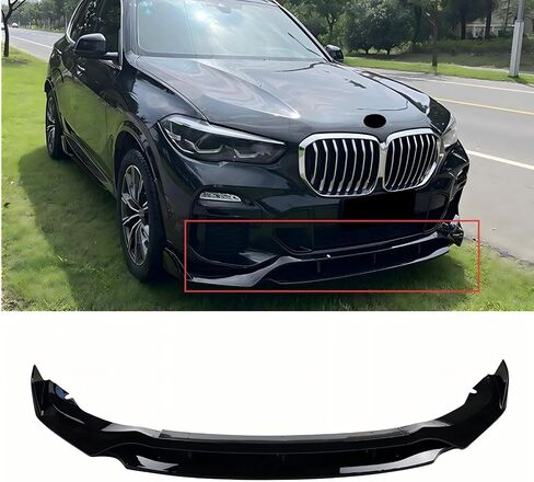 Glossy Black 4PS Front Lip Compatible with 2014-2020 BMW F80 M3/F82 M4 MP Style Front Bumper Lower Lip Splitter Spoiler in Saudi Arabia