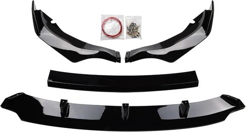 Glossy Black 4PS Front Lip Compatible with 2014-2020 BMW F80 M3/F82 M4 MP Style Front Bumper Lower Lip Splitter Spoiler in Saudi Arabia
