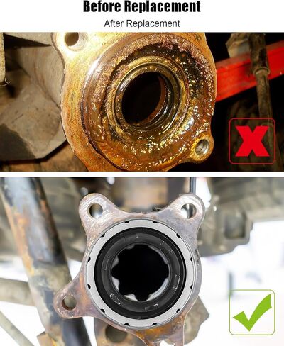 Front Axle Shaft Seal Fit for Chevrolet Silverado Avalanche Tahoe GMC Cadillac Escalade 2002-2006 Replace 22761722 12471591 12471682 in Saudi Arabia