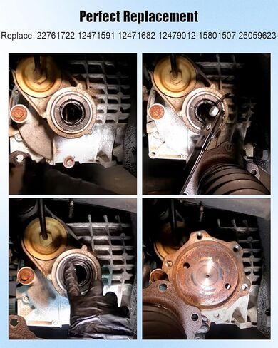 Front Axle Shaft Seal Fit for Chevrolet Silverado Avalanche Tahoe GMC Cadillac Escalade 2002-2006 Replace 22761722 12471591 12471682 in Saudi Arabia