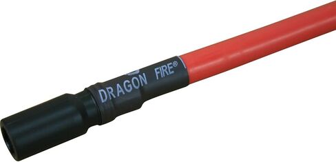 سلسلة DRAGON FIRE PERFORMANCE الرياضية بأكمام تناسب مباشرة 10 مم مجموعة أسلاك توصيل شرارة منخفضة أوم متوافقة مع 2000-2017 Harley-Davidson Softail Heritage Springer Fatboy / Lo Oem Fit PWJ189-RS in Saudi Arabia