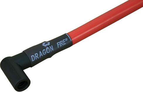 سلسلة DRAGON FIRE PERFORMANCE الرياضية بأكمام تناسب مباشرة 10 مم مجموعة أسلاك توصيل شرارة منخفضة أوم متوافقة مع 2000-2017 Harley-Davidson Softail Heritage Springer Fatboy / Lo Oem Fit PWJ189-RS in Saudi Arabia