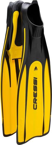 Cressi Adult Reactive Full Foot Pocket Scuba Diving Fins | Pro Star: made in Italy in Saudi Arabia