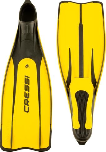 Cressi Adult Reactive Full Foot Pocket Scuba Diving Fins | Pro Star: made in Italy in Saudi Arabia