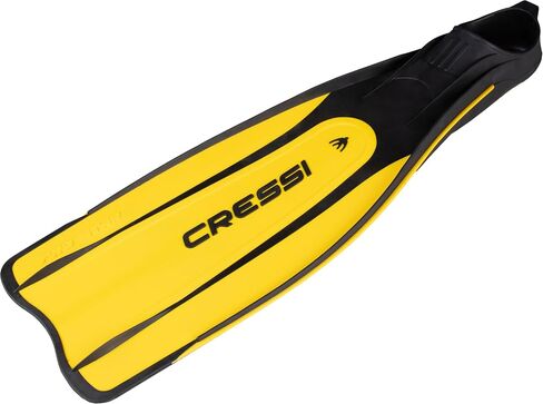 Cressi Adult Reactive Full Foot Pocket Scuba Diving Fins | Pro Star: made in Italy in Saudi Arabia