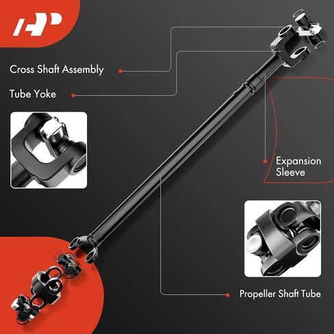 A-Premium Rear Drive Shaft Prop Shaft Driveshaft Assembly Compatible with Dodge Dakota 2000-2003 3.9L 4.7L 111.9" WB, Dakota 2004 112.1" WB, [RWD Manual Trans 78" bed Standard Cab Pickup], #52105602AB in Saudi Arabia