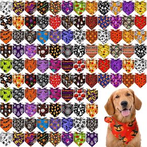 Paterr 100 قطعة كلب Bandanas Bulk St. Patrick's Day Pet Clanskerchief Shamrocks Soft Triangle Pibs لطيف kerchief ملحق وشاح للحيوانات الألي in Kuwait