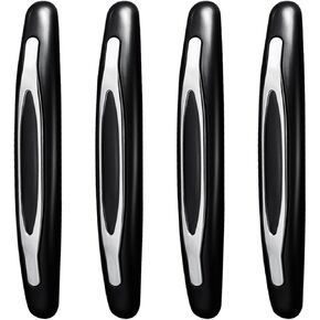 4PCS Car Door Edge Guards, Car Metal Bumper for Doors, Anti-Collision Auto Scratch Protector, Auto Exterior Accessories Self Adhesive Bumper Edge Trim Guard Protector for Most Vehicles (White) in Kuwait