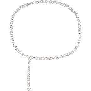 Calvin Klein womens Slim Mesh and Chain Fashion Waist Belts for Dresses, Trousers in Saudi Arabia