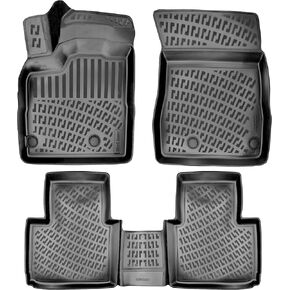 ميتسوبيشي أوتلاندر سبورت 2011-2022 سجادات أرضية مخصصة مطاطية ثلاثية الأبعاد بطانات أرضية قياس بالليزر لجميع الأحوال الجوية شديدة التحمل مقاومة للماء وعديمة الرائحة وغير قابلة للانزلاق (أمامي وخلفي) in Kuwait