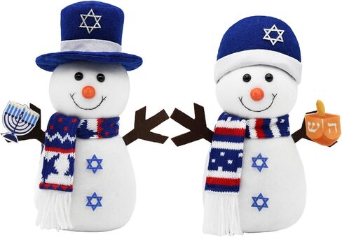 Pink Christmas Snowman Decor Indoor, 2Pcs Pastel Snowman Plush Room Decor, Winter Christmas Ideas Winter Table Centerpiece Shelf Tiered Tray Mantel Display in Kuwait