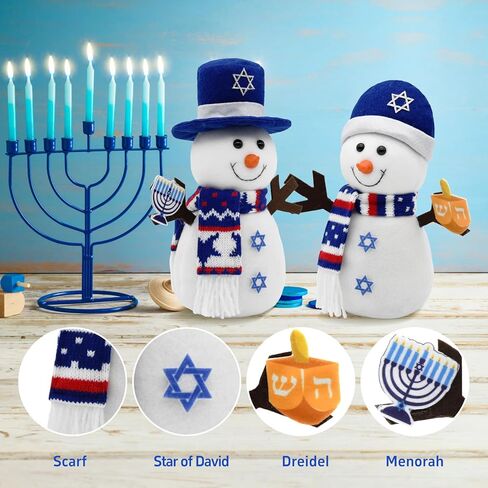 Pink Christmas Snowman Decor Indoor, 2Pcs Pastel Snowman Plush Room Decor, Winter Christmas Ideas Winter Table Centerpiece Shelf Tiered Tray Mantel Display in Kuwait