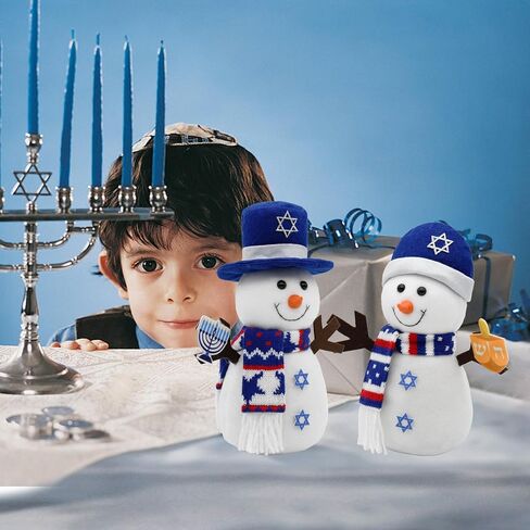 Pink Christmas Snowman Decor Indoor, 2Pcs Pastel Snowman Plush Room Decor, Winter Christmas Ideas Winter Table Centerpiece Shelf Tiered Tray Mantel Display in Kuwait