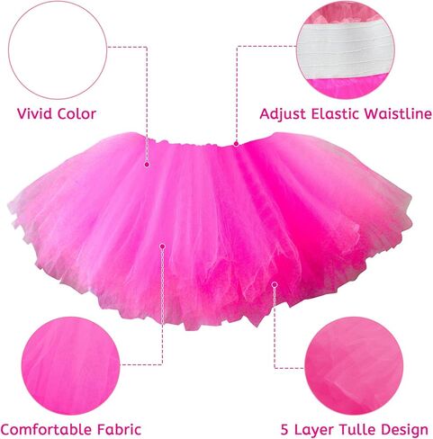 تنورة توتو للنساء البالغات من 5 طبقات لزي الهالوين in Kuwait