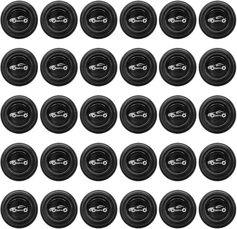 30PCS Car Door Shock Absorber Gasket, Door Side Anti-Collision Buffer Sound Cushion Car Slam Stopper Bumper Protector Sticker, Self Adhesive Shock Absorbing Crash Pad for Most Cars (Fluorescent White) in Saudi Arabia